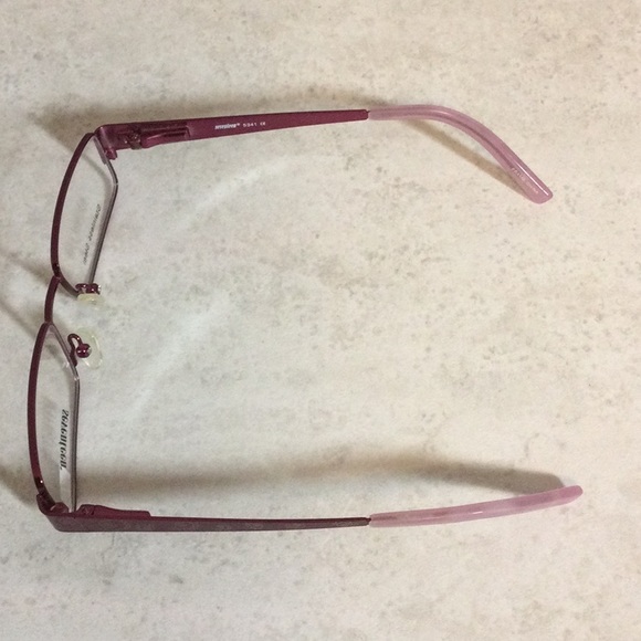 NWT Seventeen pink retro metal eyeglasses new old stock - Picture 4 of 16
